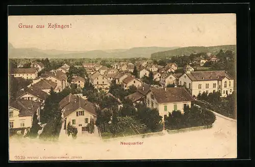 AK Zofingen, Ortsansicht mit Neuquartier