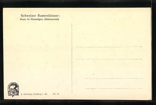 AK Diemtigen, Schweizer Bauernhaus