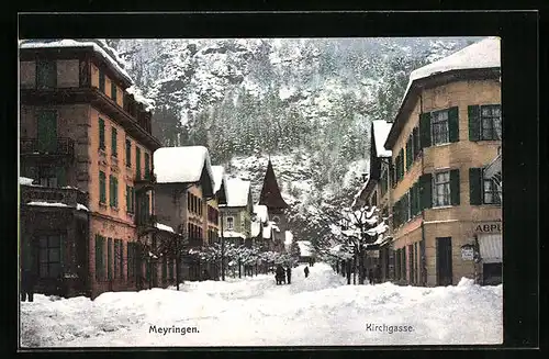 AK Meyringen, Kirchgasse im Winter