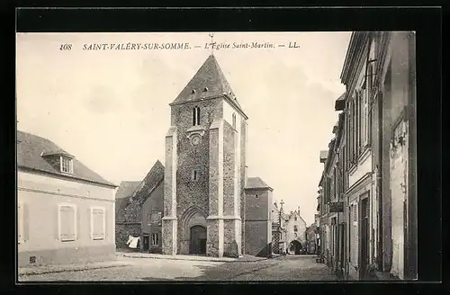 AK Saint-Valéry-sur-Somme, L`Église Saint-Martin