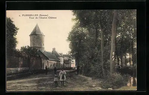 AK Flesselles, Tour de l`Ancien Château