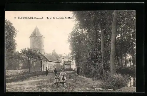 AK Flesselles, Tour de l`Ancien Château