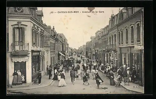 AK Cayeux-sur-Mer, Avenue de la Gare