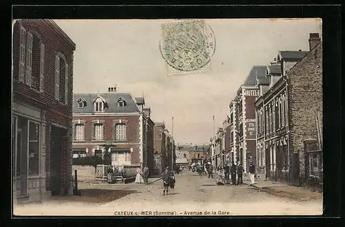 AK Cayeux-sur-Mer, Avenue de la Gare