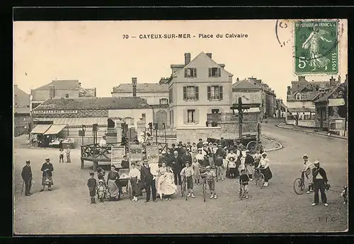 AK Cayeux-sur-Mer, Place du Calvaire