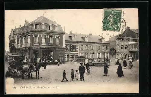 AK Cayeux, Place Courbet