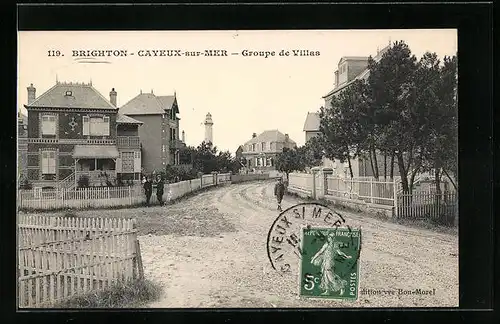 AK Cayeux-sur-Mer, Brighton, Groupe de Villas