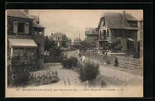 AK Cayeux-sur-Mer, Brighton-Francais, Villas Bagatelle et Nelusko