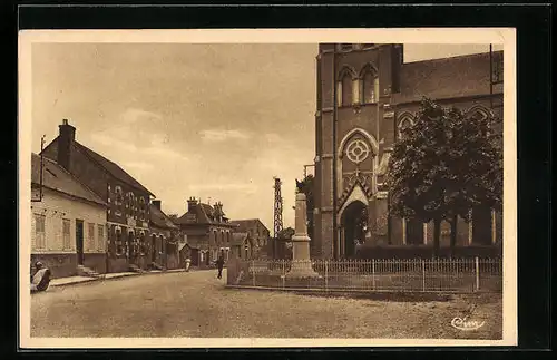 AK Beaucamps-le-Vieux, Le Centre