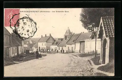 AK Davenescourt, Le Grande-Rue
