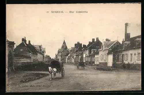 AK Moreuil, Rue Gambetta