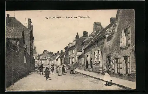 AK Moreuil, Rue Veuve Thibauville