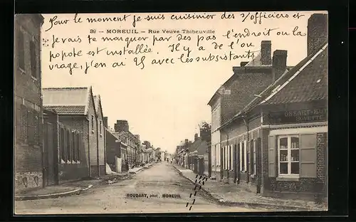 AK Moreuil, Rue Veuve Thibauville