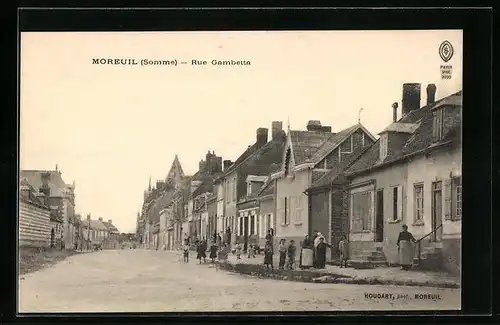 AK Moreuil, Rue Gambetta