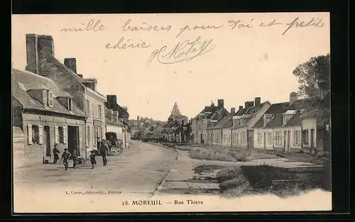 AK Moreuil, Rue Thiers