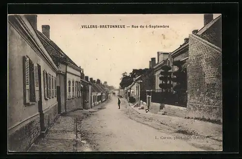 AK Villers-Bretonneux, Rue du 4-Septembre