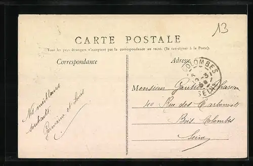 AK Villers-Bretonneux, Rue de la Gare, Place du 14-Juillet