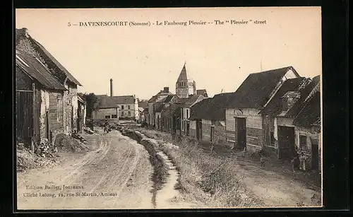 AK Davenescourt, Le Faubourg Plessier