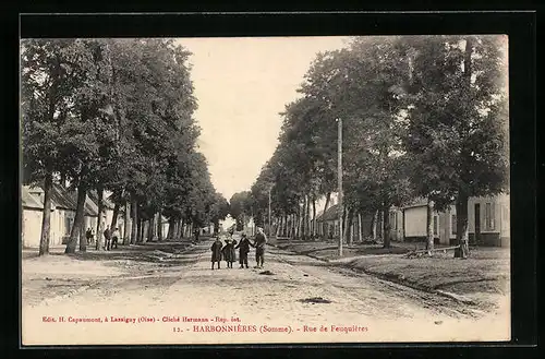 AK Harbonnières, Rue de Feuquières