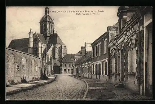 AK Harbonnières, Rue de la Poste
