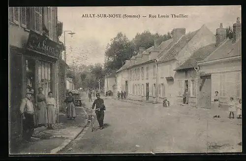 AK Ailly-sur-Noye, Rue Louis Thuillier