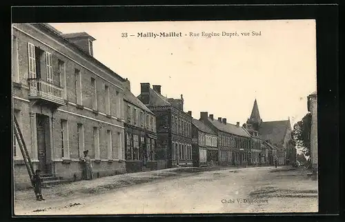 AK Mailly-Maillet, Rue Eugène Dupré