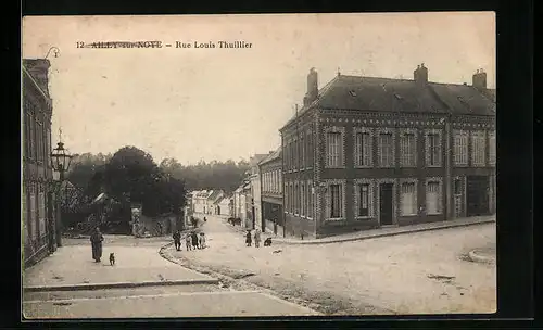 AK Ailly-sur-Noye, Rue Louis Thuillier