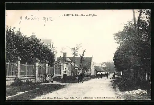 AK Brutelles, Rue de l`Eglise