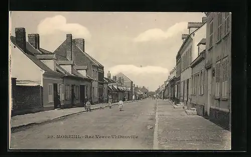 AK Moreuil, Rue Veuve Thibauville