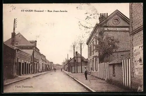 AK St-Ouen, Rue Jean-Jaurès, Strassenpartie