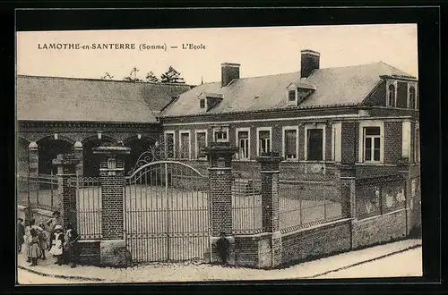 AK Lamothe-en-Santerre, L`École