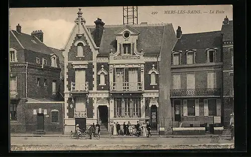 AK Mers-les-Bains, La Poste