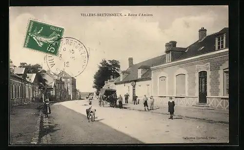 AK Villers-Bretonneux, Route d`Amiens