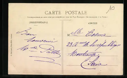 AK Villers-Bretonneux, Route d`Amiens