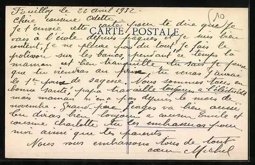 AK Fouilloy, La Rue Jules Lardières, Strassenpartie