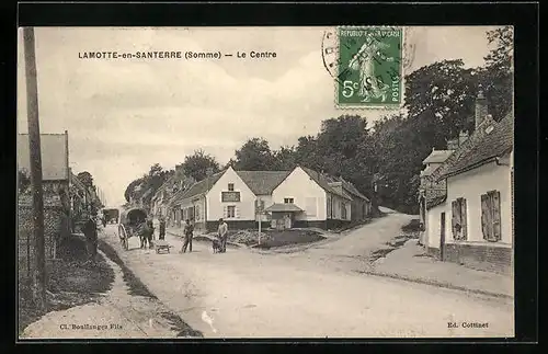 AK Lamotte-en-Santerre, Le Centre