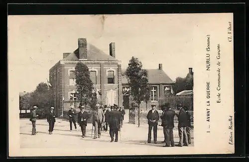 AK Nurlu, L`Ecole Communale de Garcons avant la Guerre