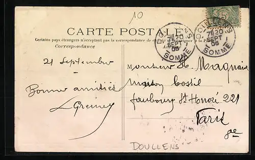 AK Doullens, L`Hôtel des Postes