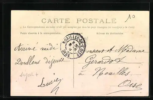 AK Doullens, Rue du Bourg