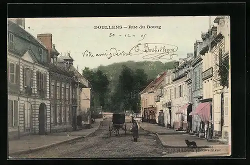 AK Doullens, Rue du Bourg