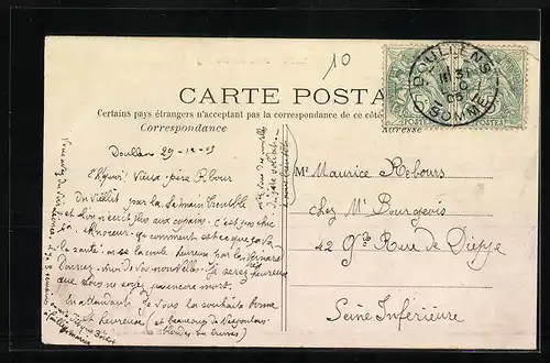 AK Doullens, Rue du Bourg