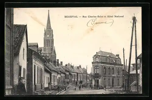AK Beauval, Rue Charles-Saint et Hôtel National