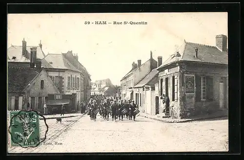 AK Ham, Rue St.-Quentin