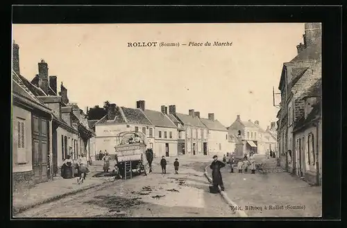 AK Rollot, Place du Marché