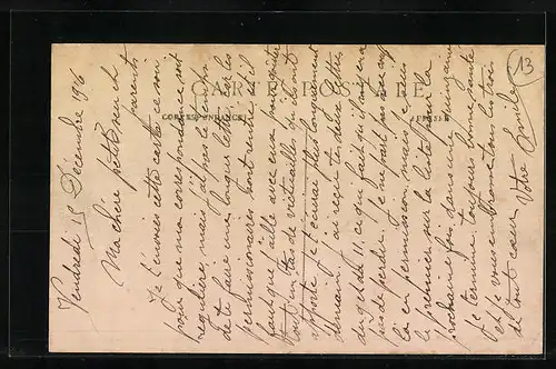 AK Bovelles. Une Rue du Village