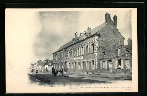 AK Gamaches, Vue du Pensionnat des Religieuses de la Providence