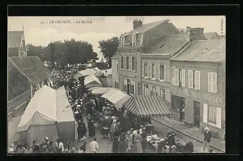 AK Le Crotoy, Le Marché