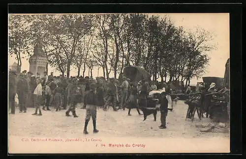 AK Le Crotoy, La Marché