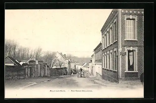 AK Ailly-sur-Noye, Rue Basse-Boulogne