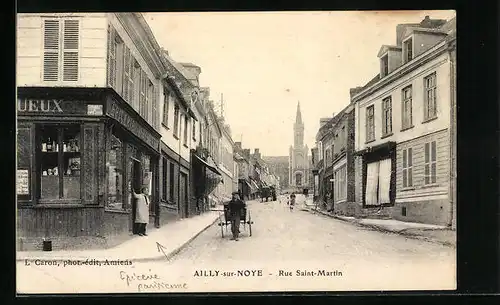 AK Ailly-sur-Noye, Rue Saint-Martin